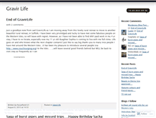 Tablet Screenshot of gravirlife.wordpress.com