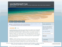 Tablet Screenshot of mybeachhomes.wordpress.com