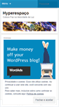 Mobile Screenshot of hyperespaco.wordpress.com