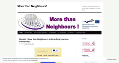 Desktop Screenshot of morethanneighbours.wordpress.com