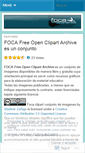 Mobile Screenshot of focaclipart.wordpress.com