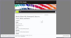 Desktop Screenshot of drcs5thgrade.wordpress.com