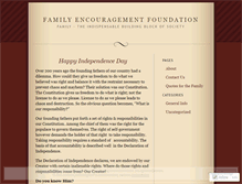 Tablet Screenshot of fefoundation.wordpress.com