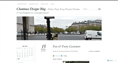 Desktop Screenshot of chanteusedesigns.wordpress.com