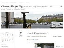 Tablet Screenshot of chanteusedesigns.wordpress.com