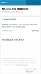 Mobile Screenshot of mueblesosorio.wordpress.com