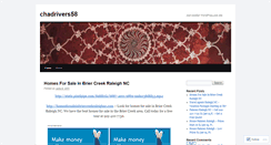Desktop Screenshot of chadrivers58.wordpress.com