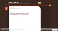 Desktop Screenshot of pandoremaroc.wordpress.com