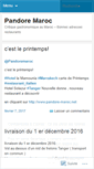Mobile Screenshot of pandoremaroc.wordpress.com