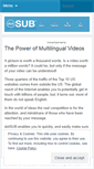 Mobile Screenshot of dotsubblog.wordpress.com