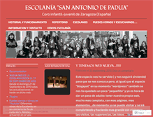 Tablet Screenshot of escolaniasanantonio.wordpress.com