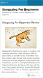Mobile Screenshot of blogstargazingfor.wordpress.com