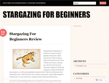Tablet Screenshot of blogstargazingfor.wordpress.com
