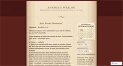 Desktop Screenshot of anasoa.wordpress.com