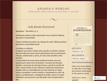 Tablet Screenshot of anasoa.wordpress.com