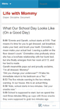 Mobile Screenshot of lifewithmommy.wordpress.com