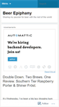 Mobile Screenshot of beerepiphany.wordpress.com