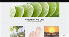 Desktop Screenshot of chillisaltandlime.wordpress.com