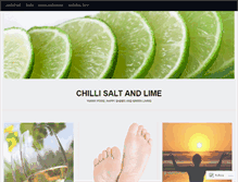Tablet Screenshot of chillisaltandlime.wordpress.com