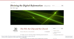 Desktop Screenshot of diviningthedigitalreformation.wordpress.com