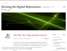 Tablet Screenshot of diviningthedigitalreformation.wordpress.com