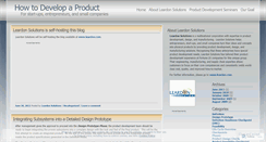 Desktop Screenshot of leardonsolutions.wordpress.com