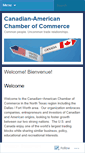 Mobile Screenshot of dfwcanadianchamber.wordpress.com