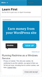 Mobile Screenshot of learnfirst.wordpress.com