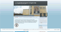 Desktop Screenshot of escuelanormalsuperiordegigante.wordpress.com