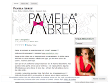 Tablet Screenshot of pamelaabreu.wordpress.com