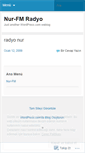 Mobile Screenshot of nurfm.wordpress.com