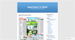 Desktop Screenshot of apartmentdelhi.wordpress.com