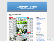 Tablet Screenshot of apartmentdelhi.wordpress.com