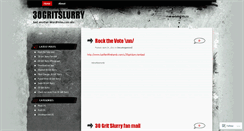 Desktop Screenshot of 30gritslurry.wordpress.com