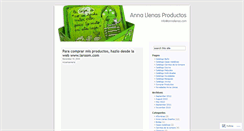 Desktop Screenshot of annallenasproductos.wordpress.com