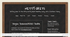 Desktop Screenshot of nittygrits.wordpress.com