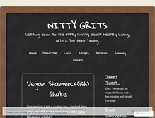 Tablet Screenshot of nittygrits.wordpress.com