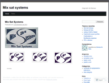 Tablet Screenshot of mixsat.wordpress.com