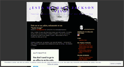 Desktop Screenshot of michaeljacksonestavivo.wordpress.com