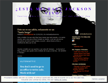 Tablet Screenshot of michaeljacksonestavivo.wordpress.com