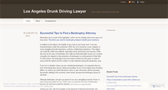Desktop Screenshot of drunkdrivingawyer.wordpress.com
