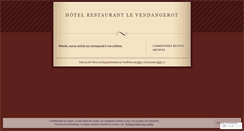 Desktop Screenshot of levendangerot.wordpress.com