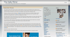 Desktop Screenshot of dailymirror.wordpress.com