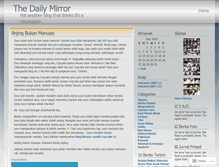 Tablet Screenshot of dailymirror.wordpress.com