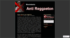 Desktop Screenshot of antireggaeton.wordpress.com