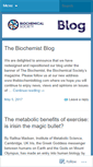 Mobile Screenshot of biochemicalsociety.wordpress.com