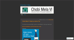 Desktop Screenshot of chobimela.wordpress.com