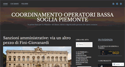 Desktop Screenshot of cobspiemonte.wordpress.com