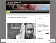 Tablet Screenshot of fedbabychili.wordpress.com