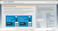 Desktop Screenshot of luckystraights.wordpress.com